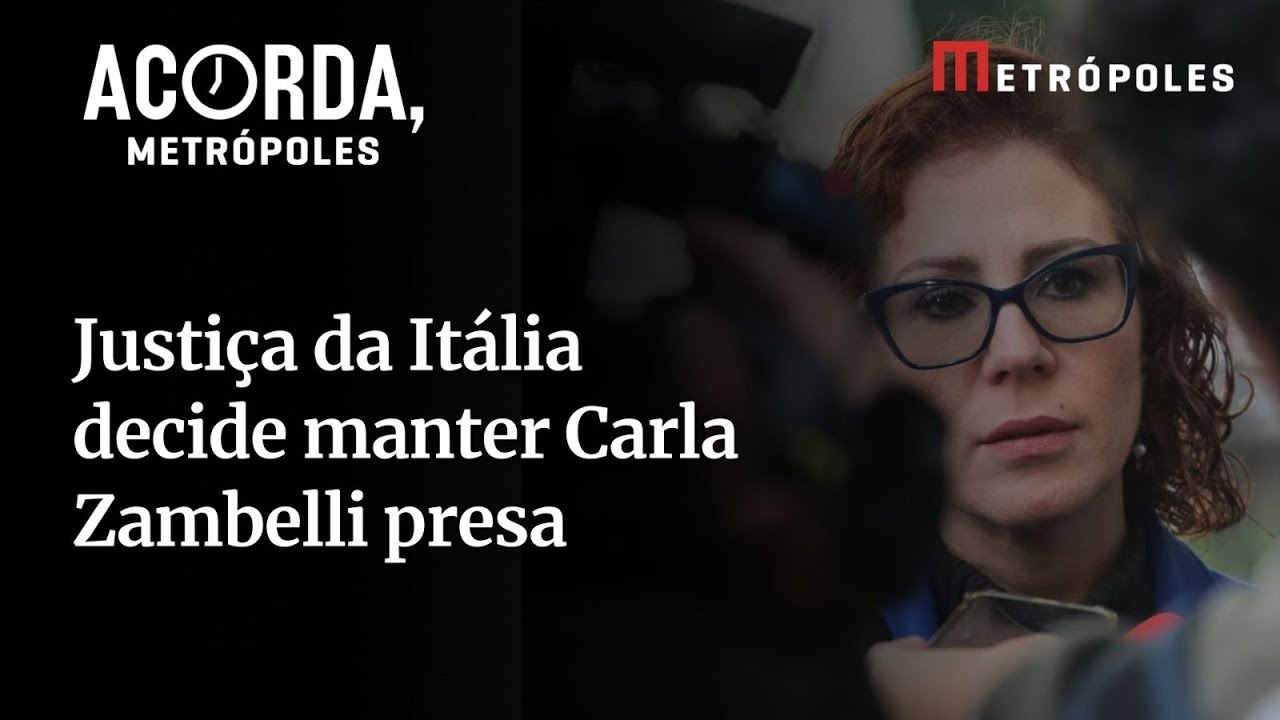 Justiça da Itália decide manter Carla Zambelli presa