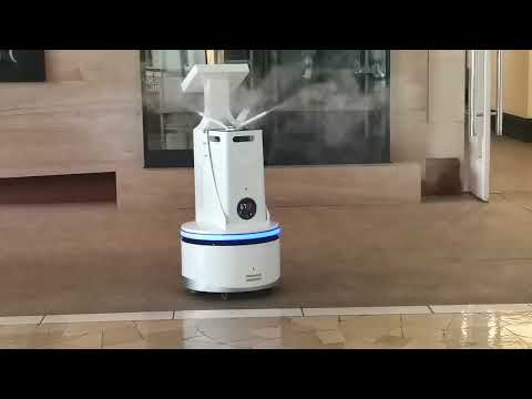 Sanitizer guna robot