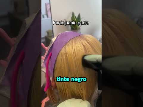 Arruinó el cabello rubio 😳