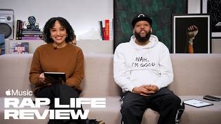 Thumbnail for the video "Reviewing J. Cole’s The Fall-Off Album and Bad Bunny Halftime Show | Rap Life Review" from Apple Music