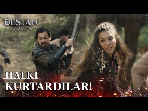 Akkız ve Batuga esir halkı kurtarıyor! - Destan 25. Bölüm