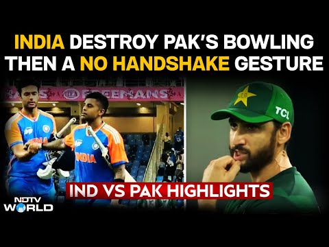 India Vs Pakistan Match Highlights | India Winning Moment | Suryakumar Yadav No Handshake | Pakistan