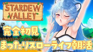 【Stardew Valley  / 朝活 / 雑談】おはようございます！完全初見スローライフするぞ ！【＃ぶいぱい / 綿貫ねぐせ 】