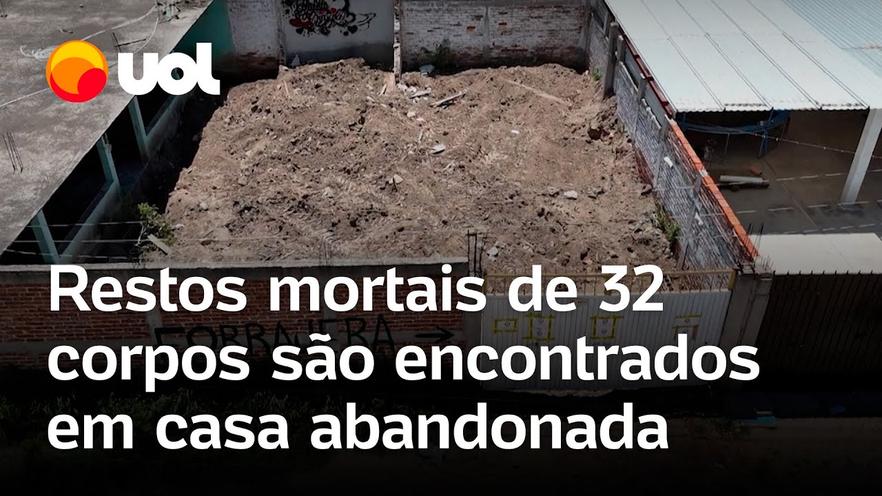 Restos mortais de 32 corpos são encontrados em casa abandonada no México confira