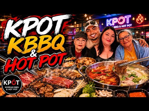 AYCE SNOW CRABS & MEATS at KPOT KBBQ & HOT POT W/ La Gordiz Eats & The Golden Girls