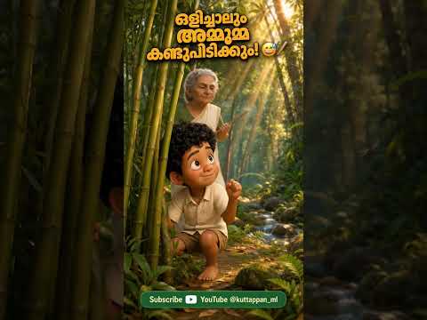 YouTube thumbnail for അമ്മൂമ്മയിൽ നിന്ന് ഒളിക്കാൻ പറ്റ്വോ? 😅🥢 | Kuttappan