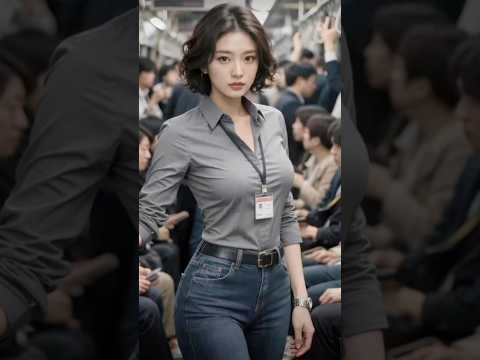 서울의 혼잡한 지하철 #aiart #지하철 #short #subway #viralvideo #subscribe #trendingshorts #kdrama #subwaytrain