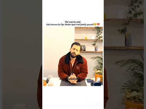 The way he said: isko banane ke liye Maine apni real family gavadi 🥺💔#rajabfamily #editing