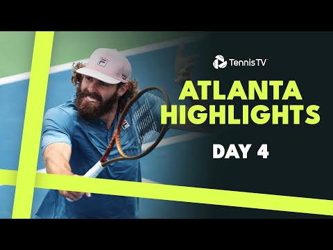 Top Seed Shelton Battles Shang; Tiafoe, Opelka in Action | Atlanta 2024 Highlights Day 4