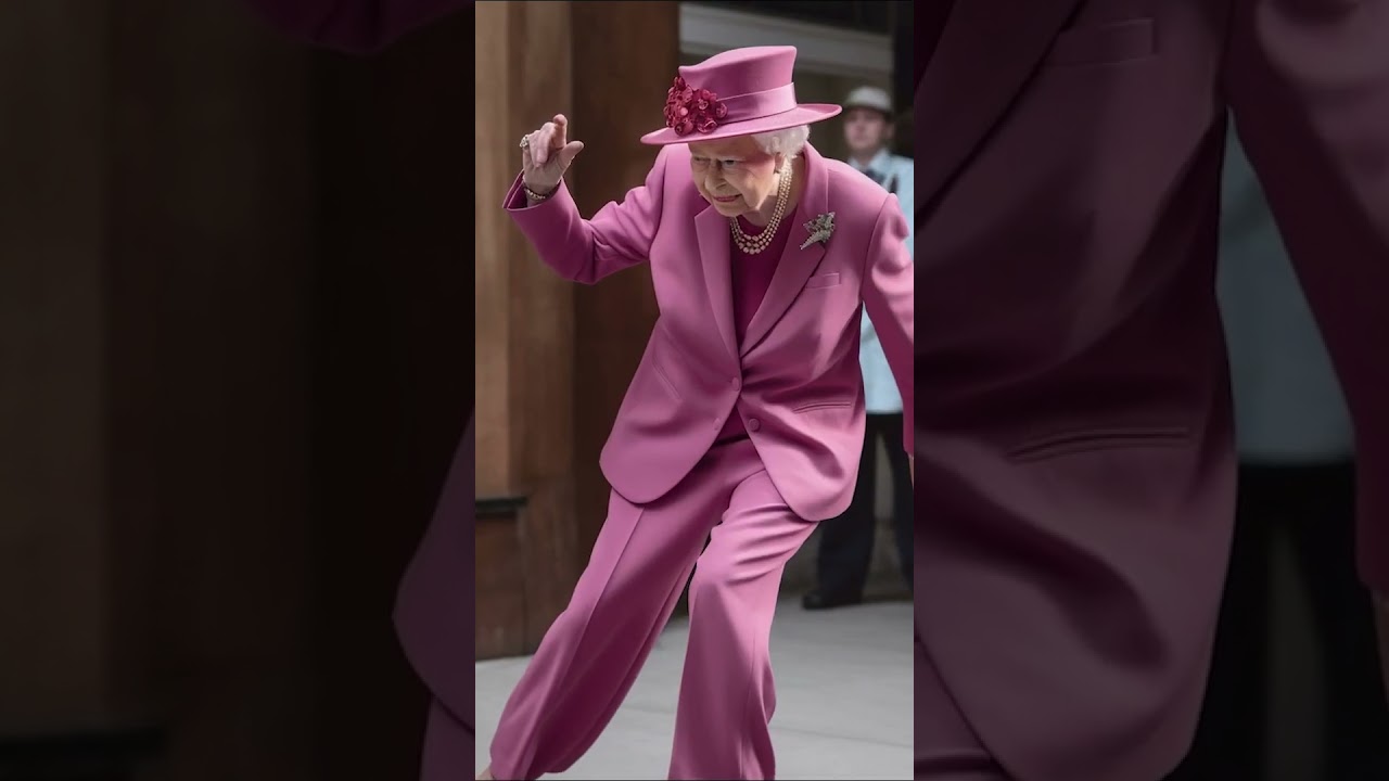 Want to see Queen Elizabeth get low on the dance floor? Thank AI for that #shorts | New York Post