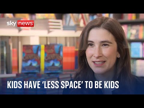 British children 'have less space' to be kids, award-winning author says