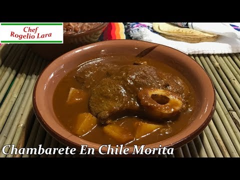 CHAMBARETE DE RES EN CHILE MORITA, DELICIOSA RECETA! - UCKkinZz8CfbX-Hr6zcXOO7Q