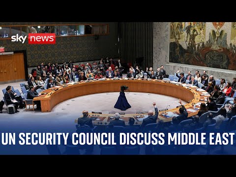 Watch live: UN Security Council meeting discussing Middle East, Gaza and Israel-Hamas war