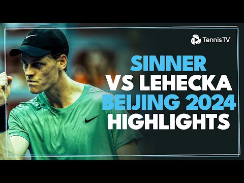 Jannik Sinner vs Jiri Lehecka Highlights | Beijing 2024