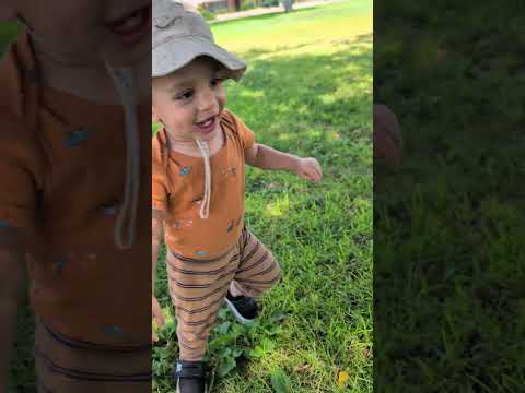 Just a baby enjoying the park 😃 #baby