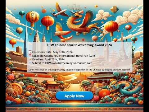 CTW Chinese Tourist Welcome Award 2024 - Espanol