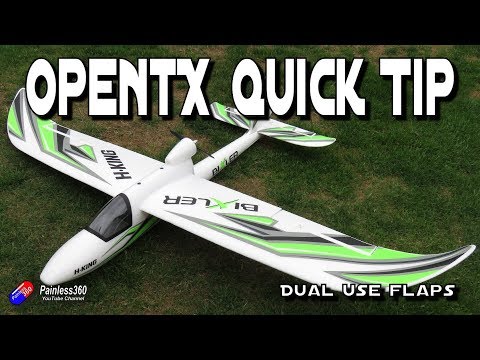 OpenTX Quick Tip: Using Flaps as ailerons / dual use flaps / full span ailerons - UCp1vASX-fg959vRc1xowqpw