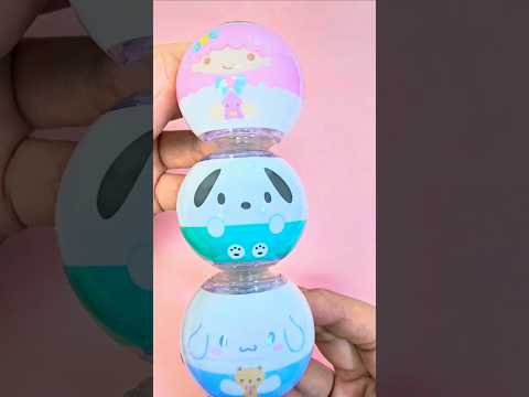 kwaii random gacha spinners unboxing Sanrio Characters