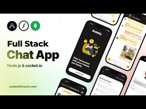 🔴 Build a Full Stack Chat App using Socket.io & Expo Router | React Native Project | Beginners