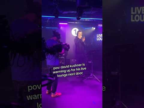 david kushner’s just done a live lounge 🫶✨ #davidkushner #daylight #livelounge #radio1