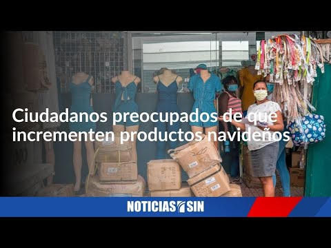 Preocupados por incremento productos navideños