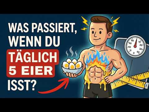 Was passiert, wenn du JEDEN Tag 5 Eier isst? (30 Tage lang)