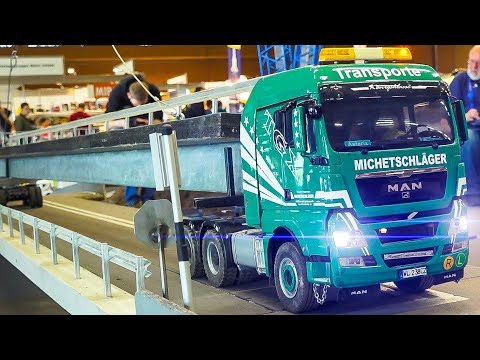 EXTREME LONG RC TRUCK HEAVY WEIGHT TRANSPORT!! RC MAN*RC CRANE LIEBHERR*MB ACTROS - UCOM2W7YxiXPtKobhrYasZDg