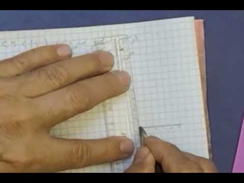 ارسم نسيج مبرد ( ١/٢.٢/١) ممتد مرتين في اتجاه اللحمة 