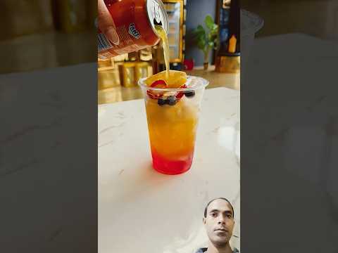 Fanta strawberry vodka mix cocktail 🍹 #trending #viral #video #shorts