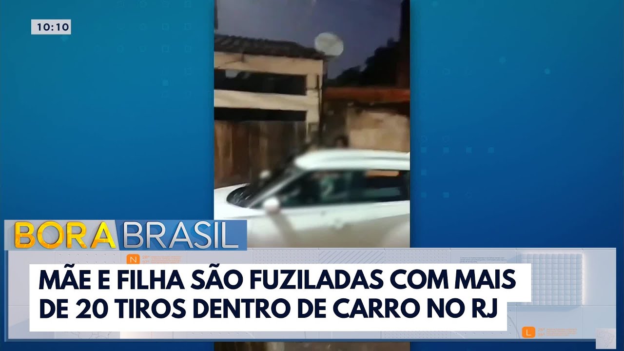 Mãe e filha são fuziladas com mais de 20 tiros dentro de carro no RJ  TV Online Mãe e filha são fuziladas com mais de 20 tiros dentro de carro no RJ