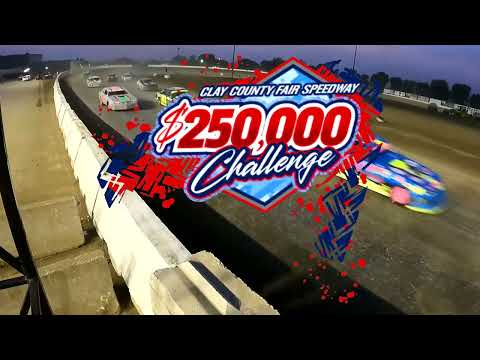 $250,000 Challenge at Clay County Fair Speedway - dirt track racing video image