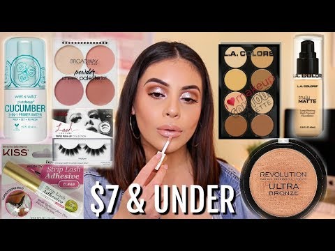 FULL FACE NOTHING OVER $7: AFFORDABLE MAKEUP TUTORIAL! | JuicyJas - UCqTR5f7YkGro3cPv23SqcqQ