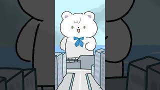 【アニメ】おおきい #さんくま #anime #にじさんじ #ショートアニメ
