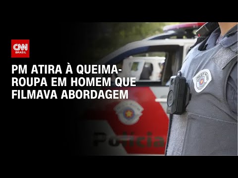 PM atira à queima-roupa em homem que filmava abordagem | LIVE CNN