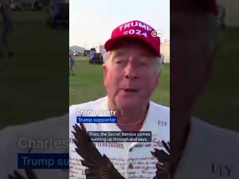 Eyewitnesses share details of moment shooter opened fire at Trump | DW News