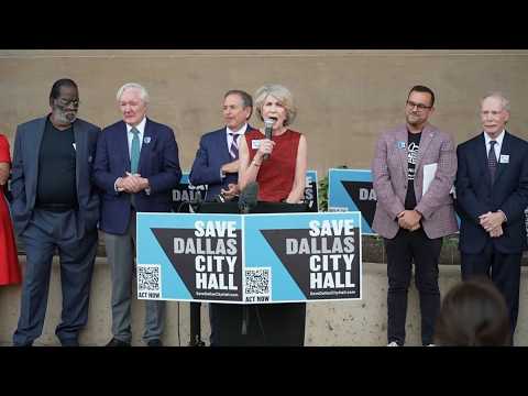 Fight for Dallas <strong>City</strong> <strong>Hall</strong>: Former <strong>city</strong> leaders join others to save the building