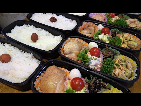 俺の大量【バンバンジー＆塩焼き鳥弁当】