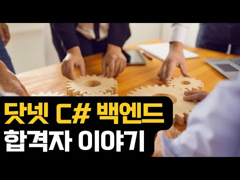 닷넷 C# 백엔드 합격자 이야기