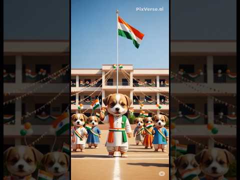 🇮🇳 wait for and !!😱 baby doggiy and 15 August Manoranjan#shorts#ytshorts #youtubeshorts #ai#cartoon