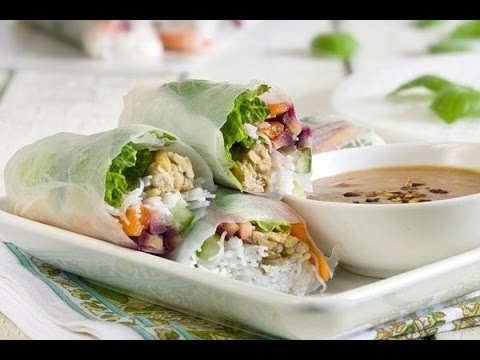 Fresh Thai Spring Rolls - Low Fat Vegan - UCs1uwp7bB1J_3r5xN2ioL_w