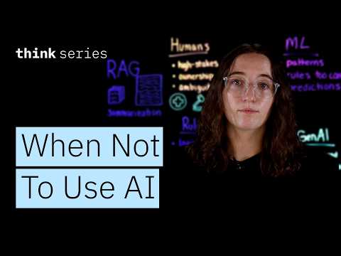 Video: When to use AI agents versus rules versus machine learning
