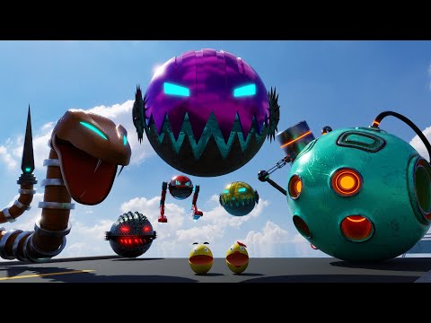 Pacman vs Smart Sledge Hammer Robot, Snake Robot