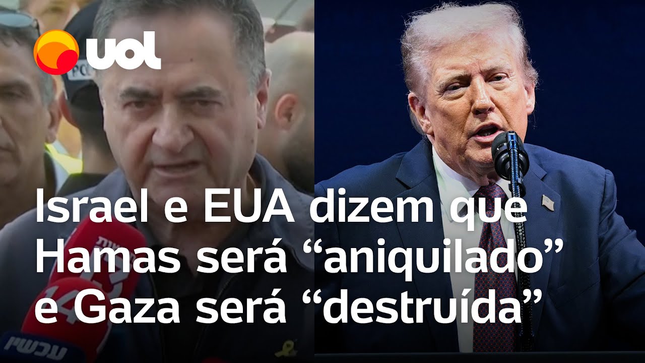 Israel e EUA dizem que Hamas será aniquilado e Gaza será destruída se grupo não se render