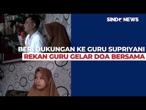 Ft Puluhan Warga Gelar Doa Bersama Jelang Sidang Putusan Guru Honorer