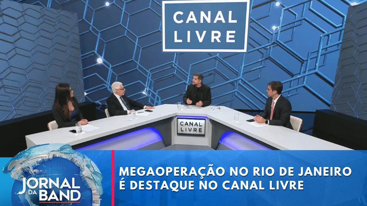 Megaoperação no Rio de Janeiro é destaque no Canal Livre | Jornal da Band