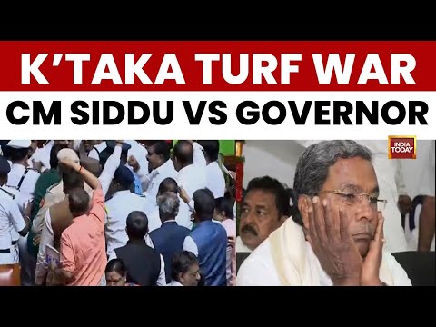 Karnataka Assembly Row: BJP Slams Congress After Governor Walkout | BJP vs Congress