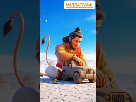 हनुमान जी की दिव्य थार कार ने मचा दिया तहलका 🚗💥  #petshub