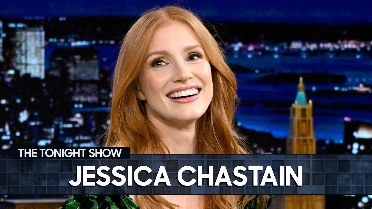 Jessica Chastain’s Three-Legged Dog Accidentally Made His Broadway Debut | The Tonight Show