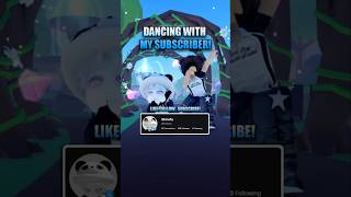 Dancing with My Subscriber!✨| Girl Like Me✨| #roblox #robloxedit #robl