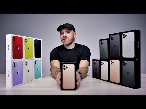Unboxing Every iPhone 11,  iPhone 11 Pro, iPhone 11 Pro Max - UCsTcErHg8oDvUnTzoqsYeNw